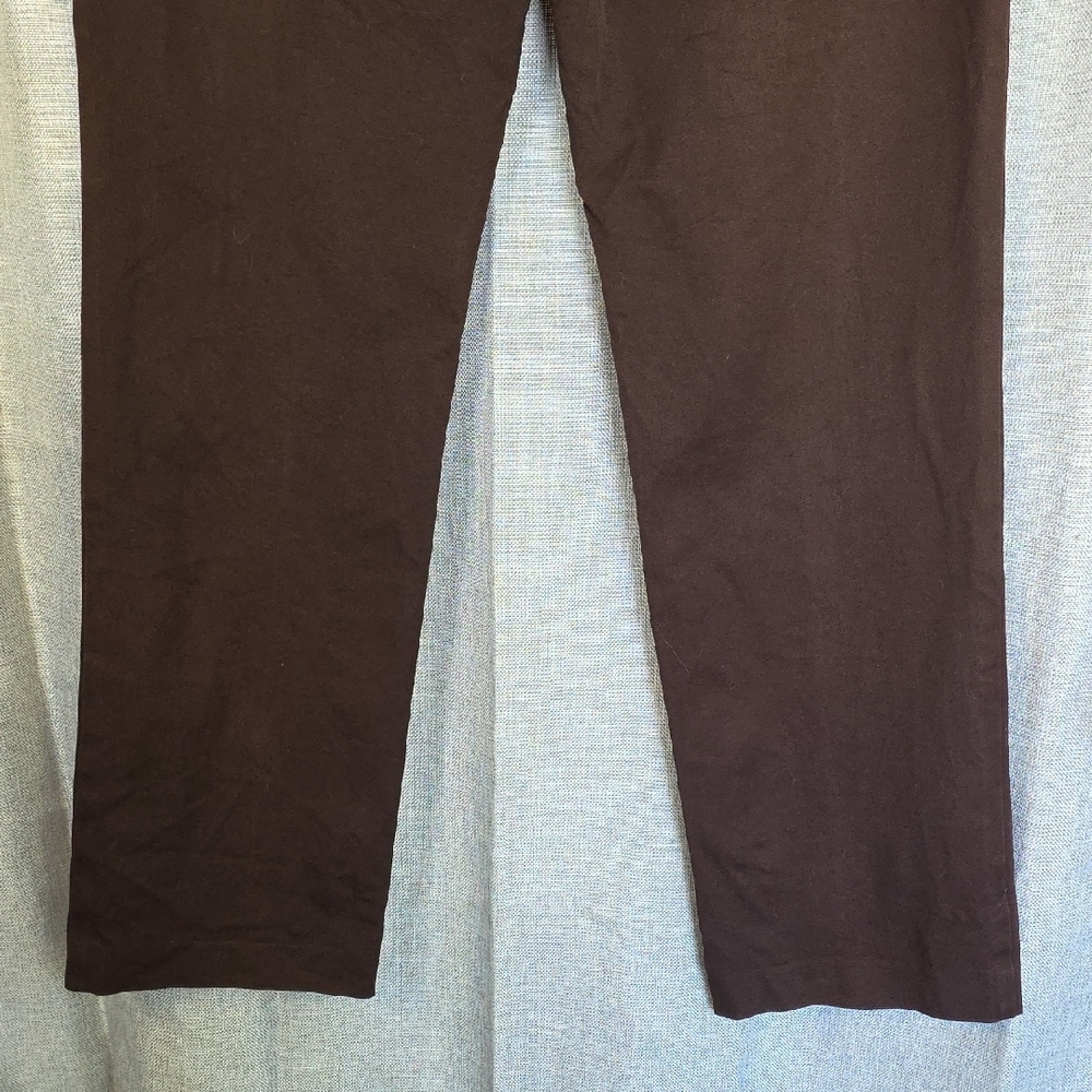 Lauren Ralph Lauren Dark Brown Straight Leg Pant Women‎ Sz 12 H3 2025278 - Picture 8 of 11